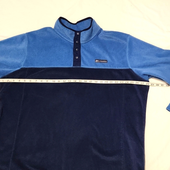 Mens Columbia 1/4 Snap Button Fleece Pullover Jacket XXL - Picture 4 of 5